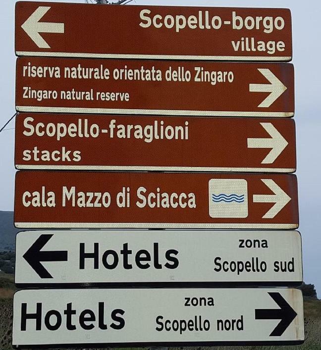 Appartamenti Cala Azzurra Scopello  Bagian luar foto